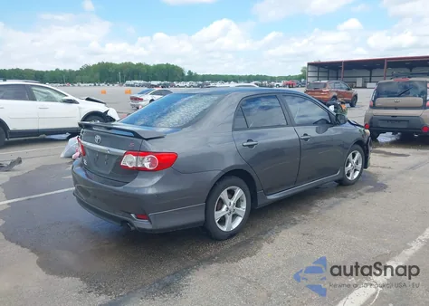 2012 Toyota Corolla S z USA, uszkodzony, nr VIN 5YFBU4EE4CP050824